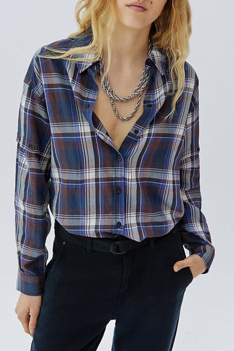 GARNET CHECKED SHIRT 1