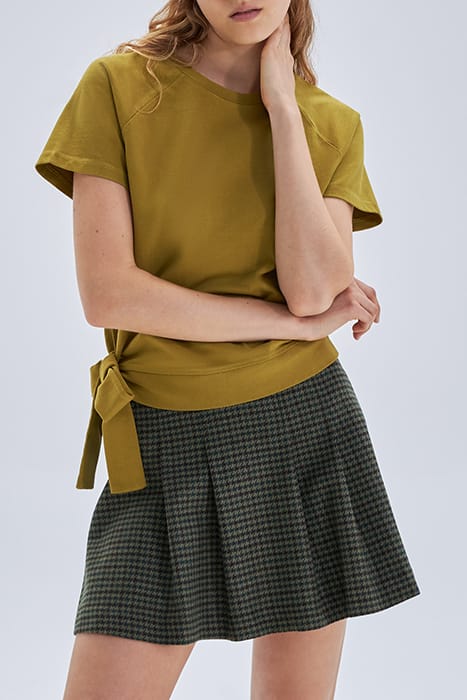 LICHEN CHECK MOTIF SKATER SKIRT 4