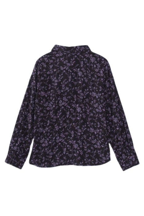 BOYS’ VIOLET AND BLACK FLOWERY LENZING™ ECOVERO™ SHIRT 2