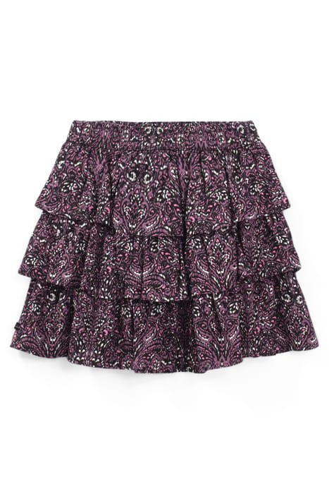 GIRLS’ PINK PAISLEY PRINT LENZING™ ECOVERO™ SKIRT 2