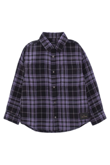 BOYS’ PURPLE CHECK MIX SHIRT 1