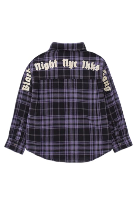 BOYS’ PURPLE CHECK MIX SHIRT 2