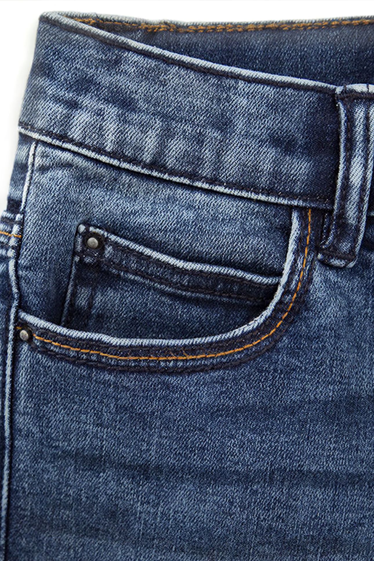 BOYS’ BLUE SLIM JEANS WITH PRINT 4