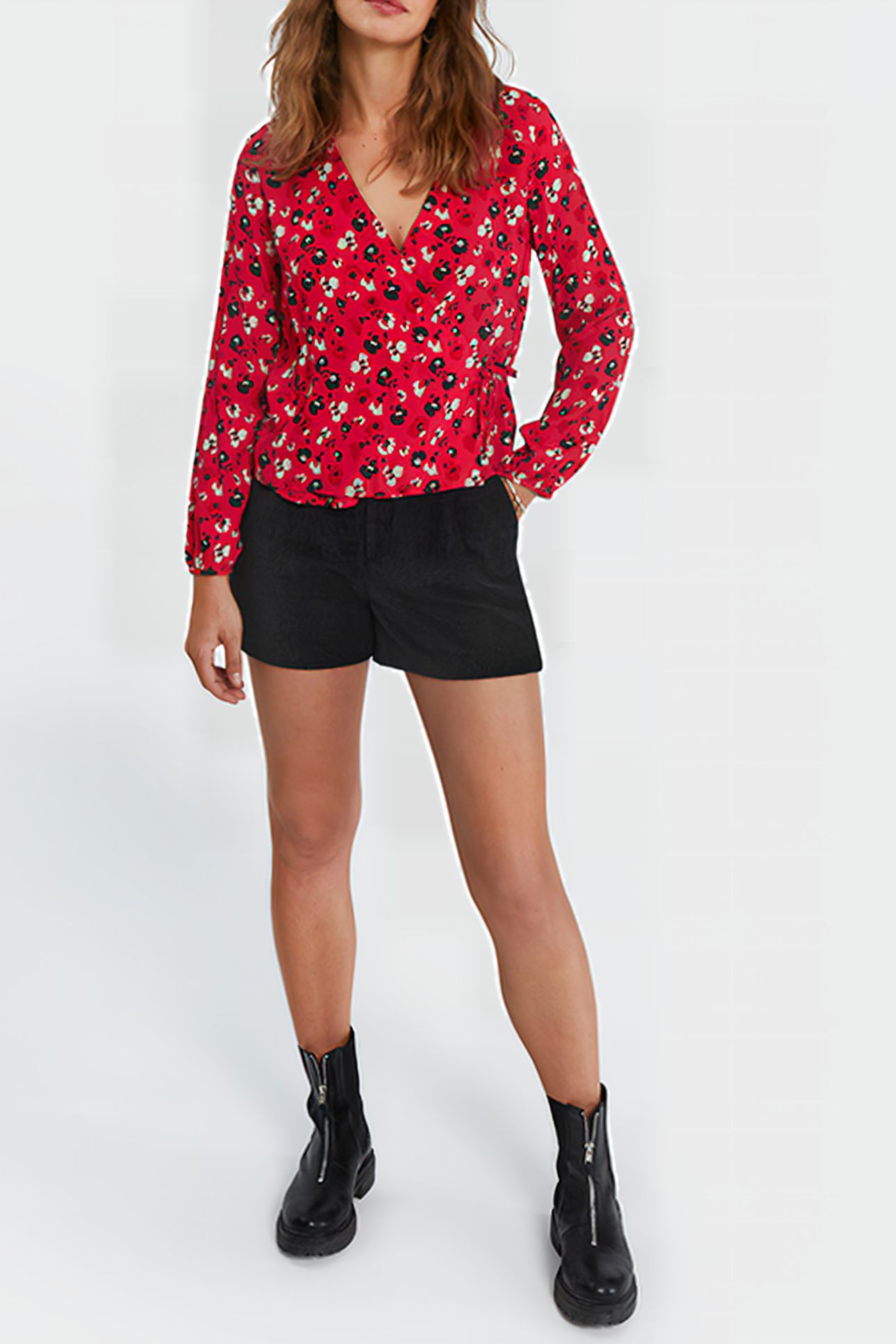 FLASH PINK ROCK FLORAL PRINT BLOUSE 3