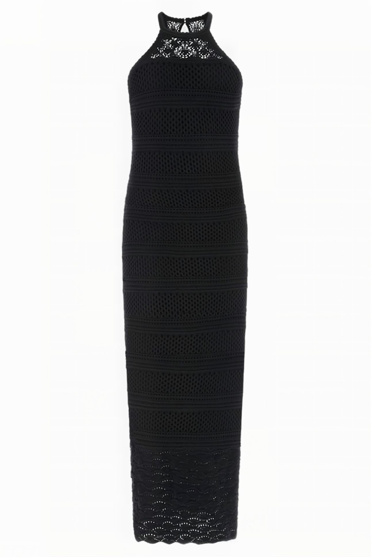 GUESS ECO SL AMELIE MAXI DRESS JET BLACK A996 3