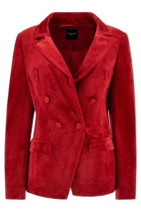 MARCIANO BY GUESS LILLI BLAZER LACQUER RED 4