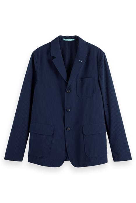 UNCONSTRUCTED SEERSUCKER BLAZE NAVY BLUE 3
