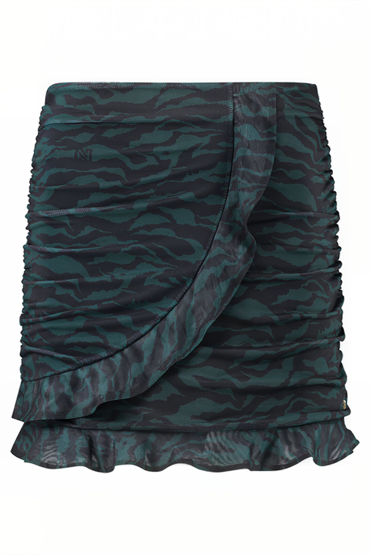 ZEBRA MESH SKIRT PINE GREEN 1