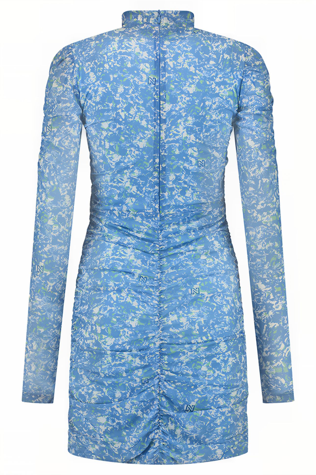 MESH DRESS ICE BLUE 2