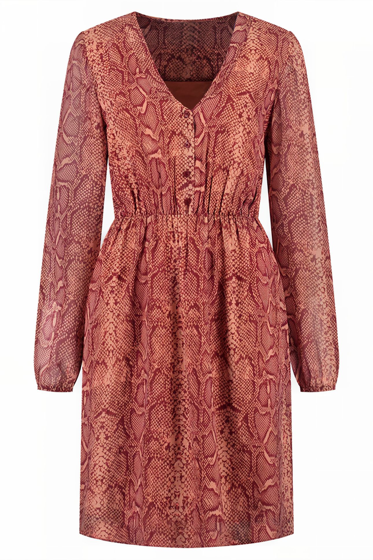 SIENNA SHORT DRESS ROSEWOOD 1