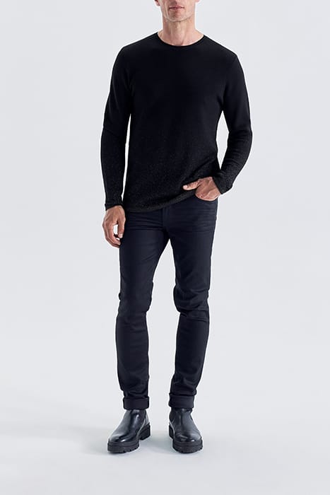 BLACK KNIT PURE EDITION SWEATER, GOLD LUREX BLACK 3