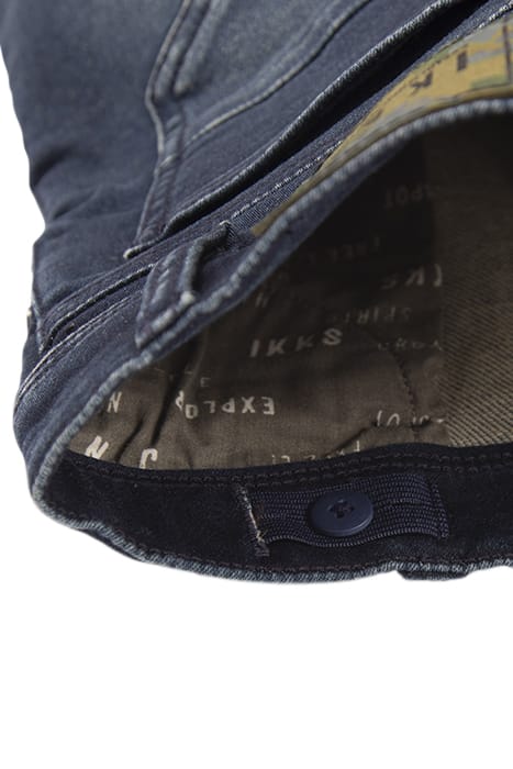 BOYS’ VINTAGE BLUE SKINNY JEANS WITH SEAMING BLUE 7