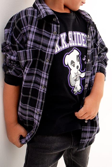 BOYS’ BLACK ANIMAL CROSSING™ T-SHIRT, TOTAKEKE IMAGE BLACK 3