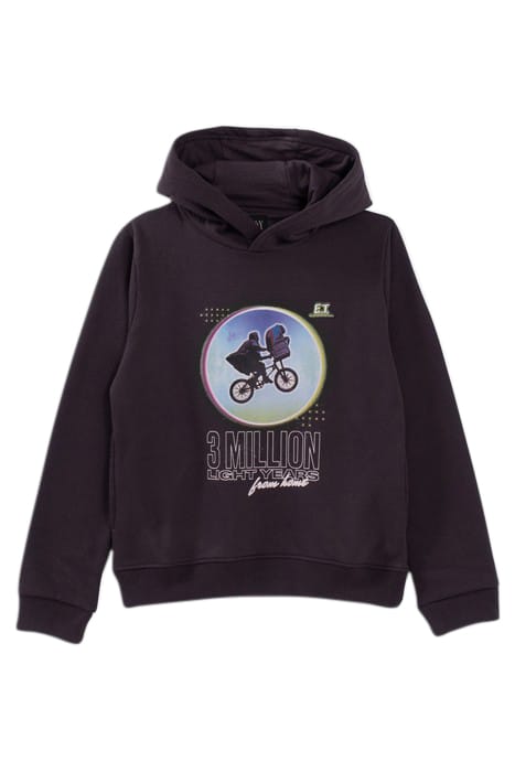 BOYS’ GREY HOODIE WITH ET THE EXTRA-TERRESTRIAL IMAGE GREY 1