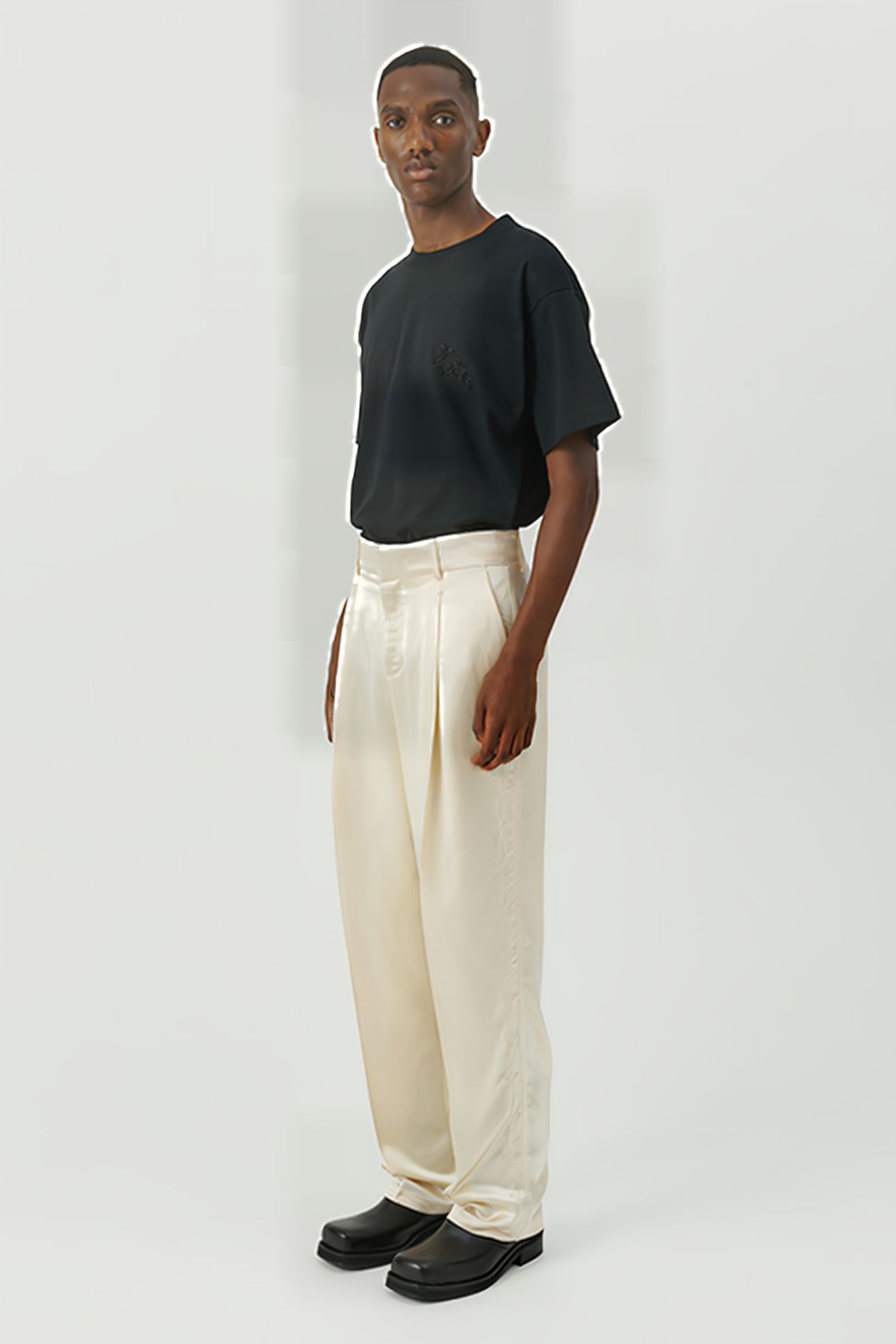 ULA EMBROIDED PANTS OFF WHITE 3