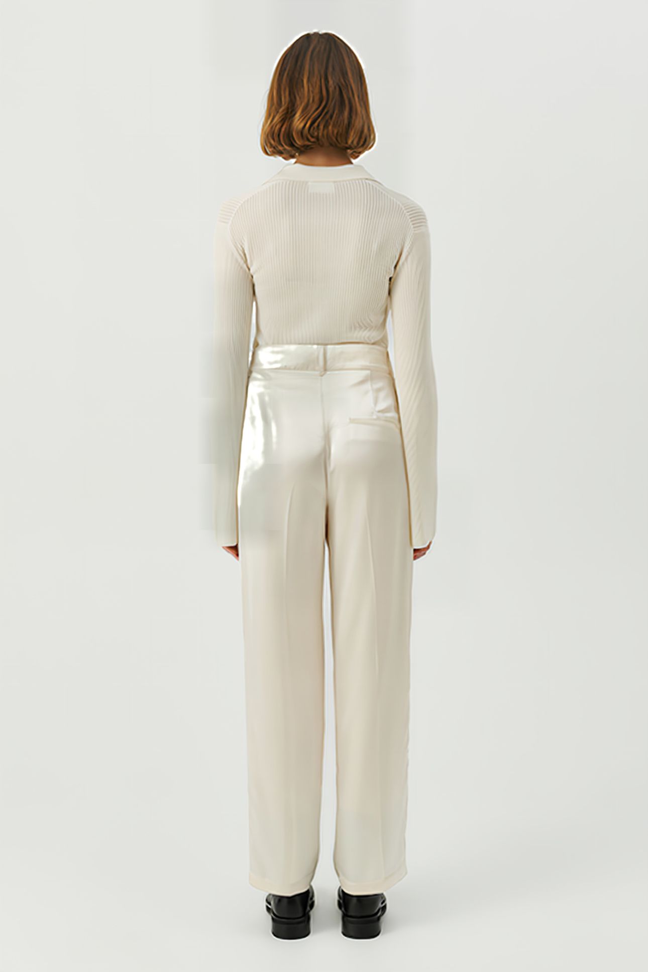 ULA EMBROIDED PANTS OFF WHITE 6