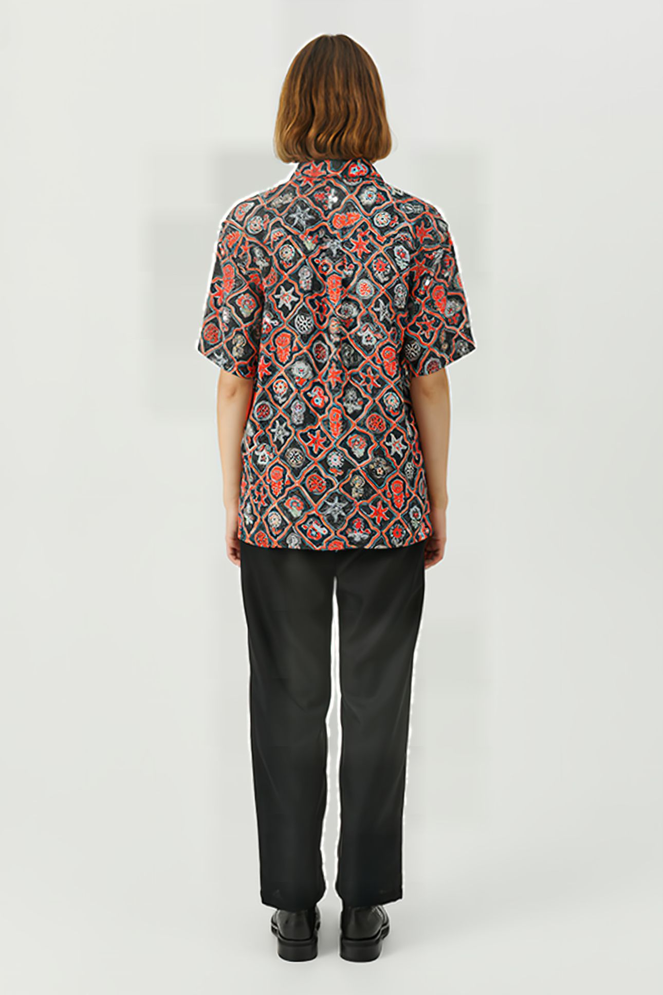 JODIE SHIRT BLACK AOP 4