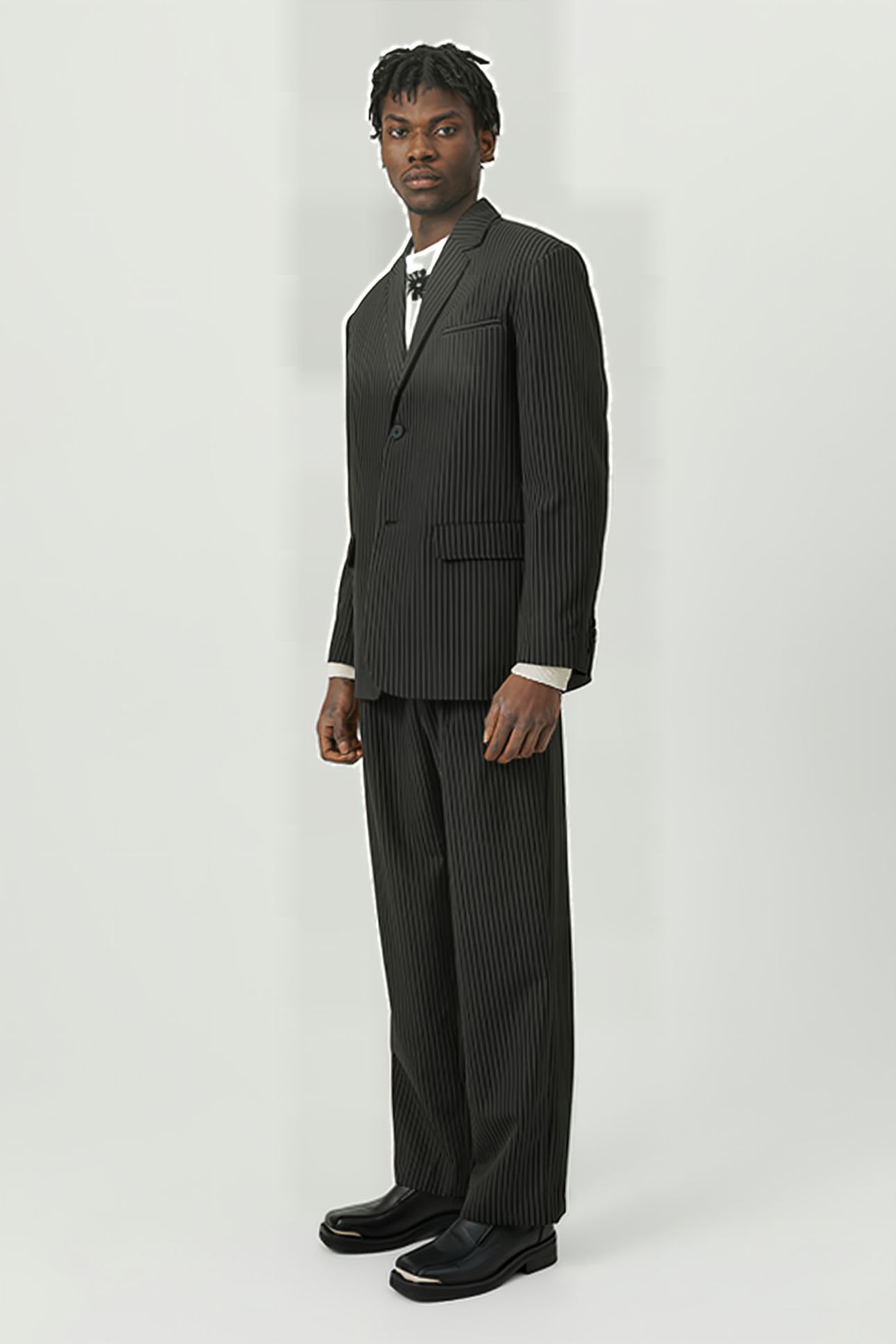 JUDE BLAZER BLACK PINSTRIPE 3