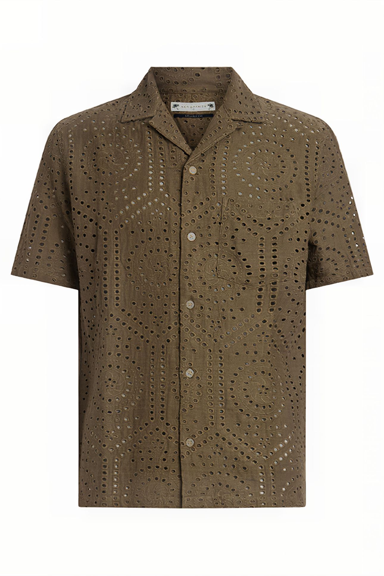 PUEBLO SS SHIRT ASH KHAKI GREEN 3