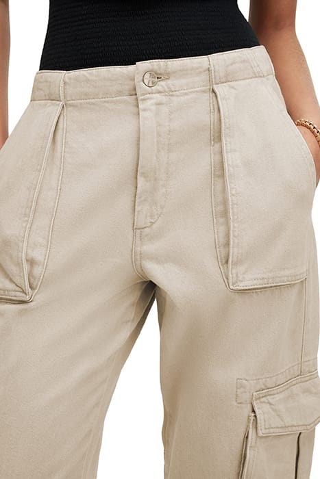 FRIEDA DENIM TROUSER NATURAL WHITE 6