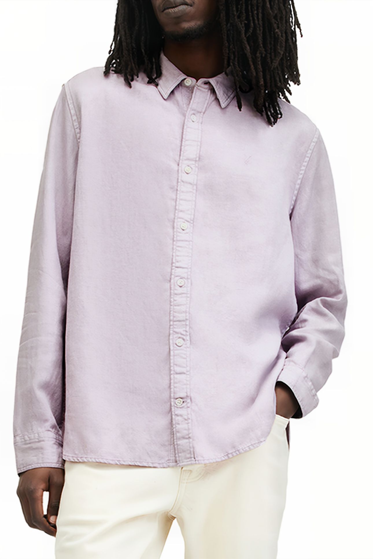 LAGUNA LS SHIRT SMOKEY LILAC 1