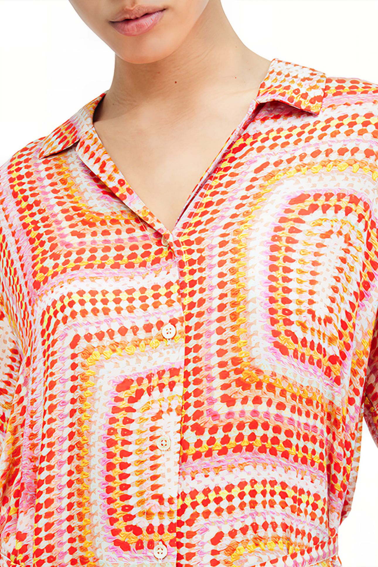 ATHEA LUISA DRESS BLOOD ORANGE 5