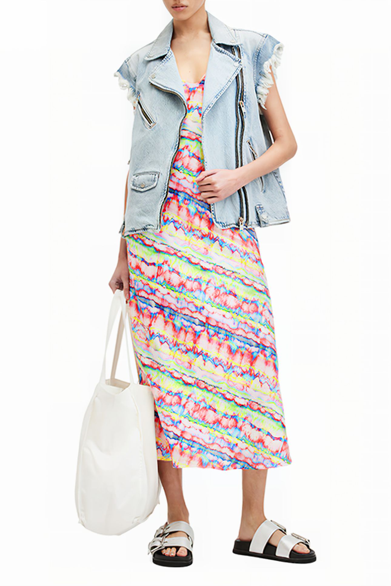 BRYONY MELISSA DRESS RAINBOW MULTI 4