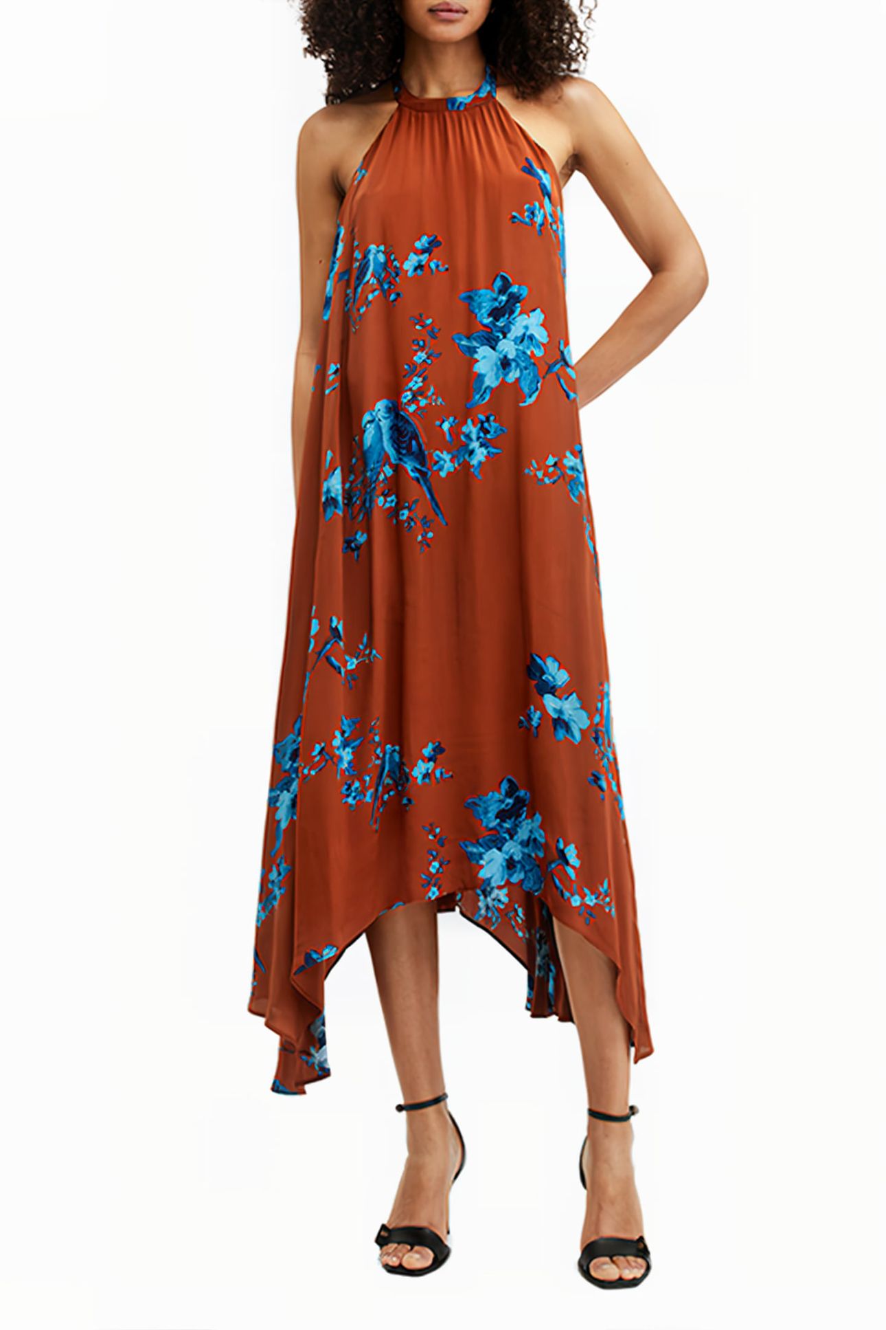 MYSTI IONA DRESS RUST RED 1