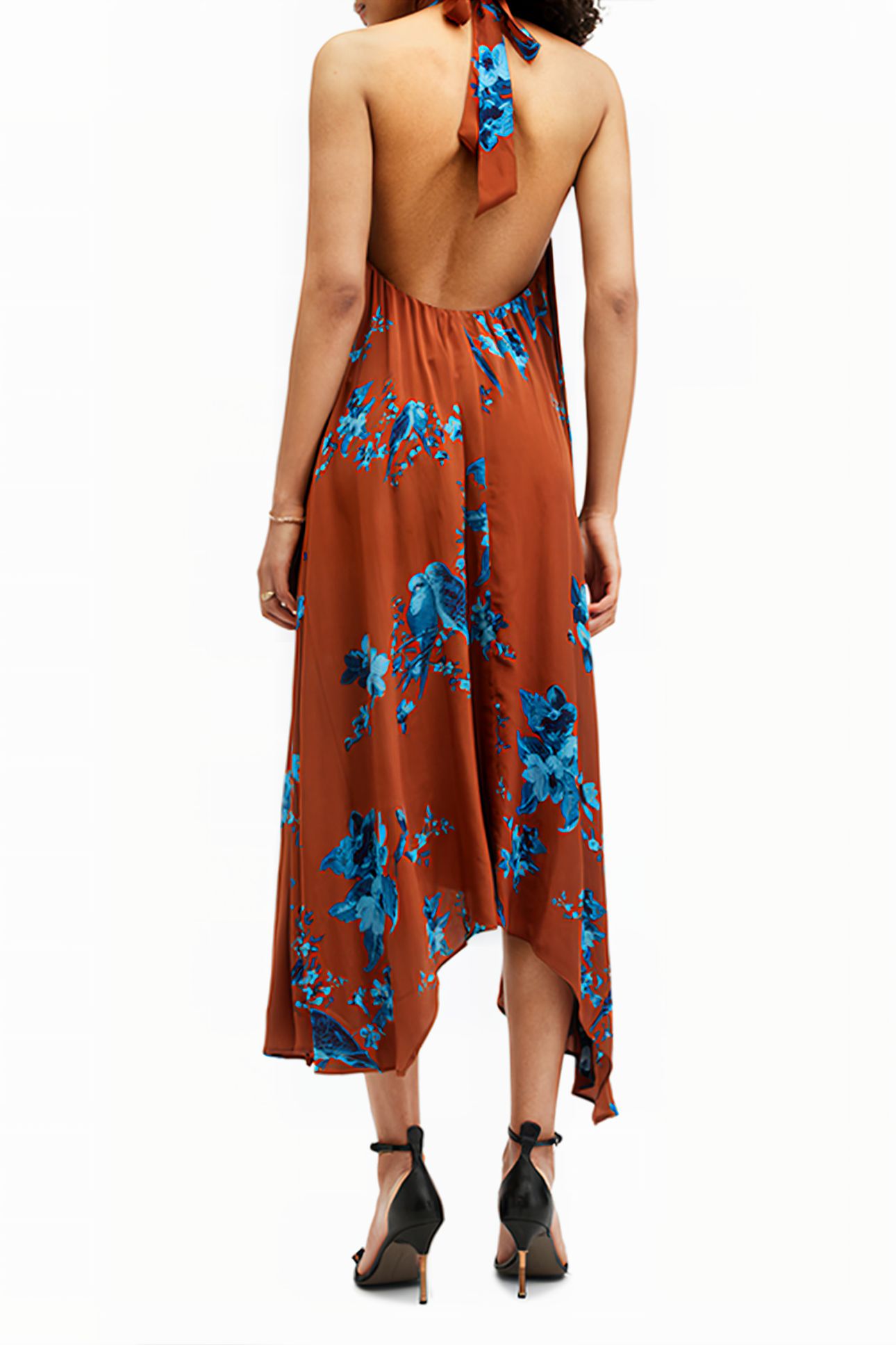 MYSTI IONA DRESS RUST RED 2