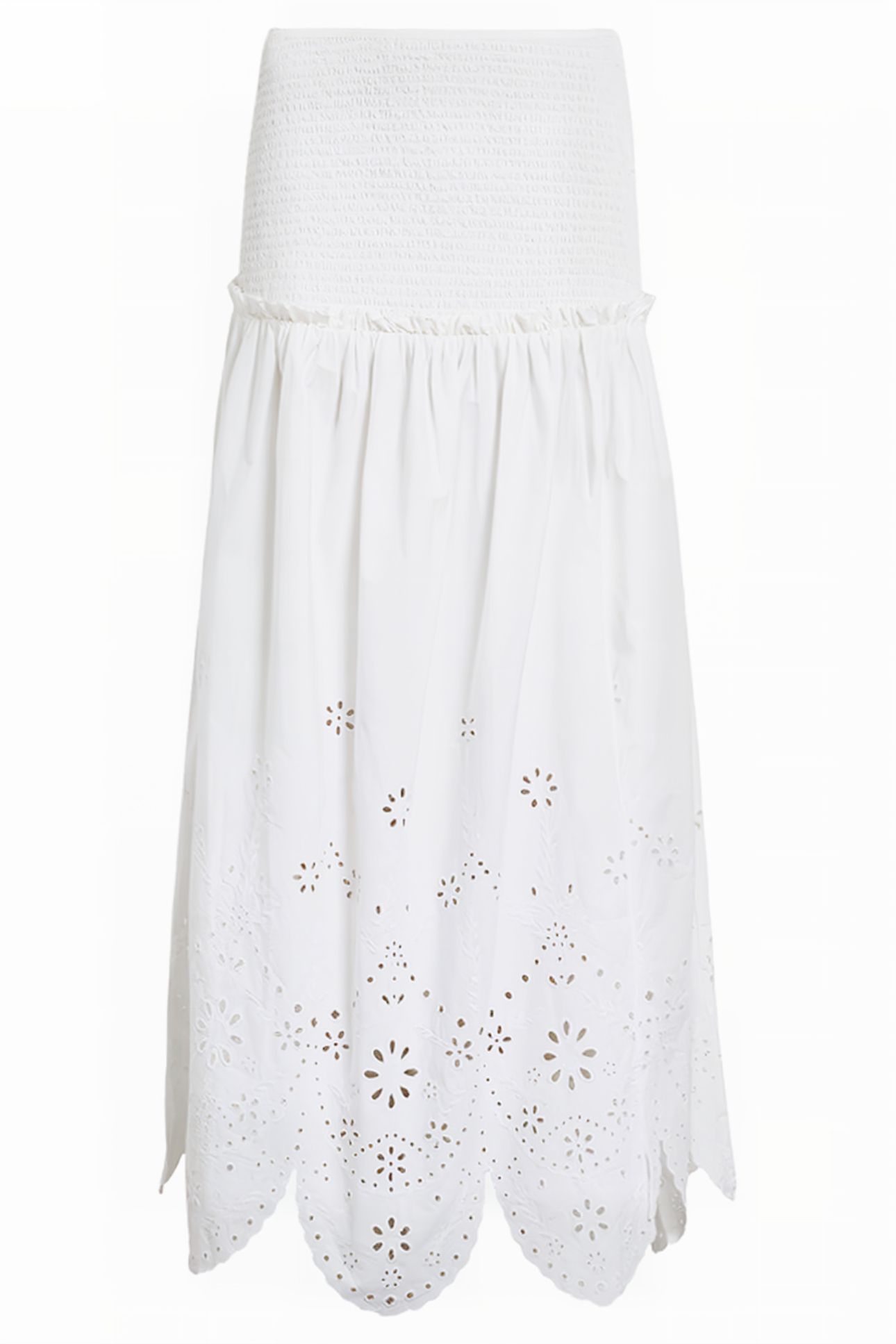ALEX EMB SKIRT OFF WHITE 4