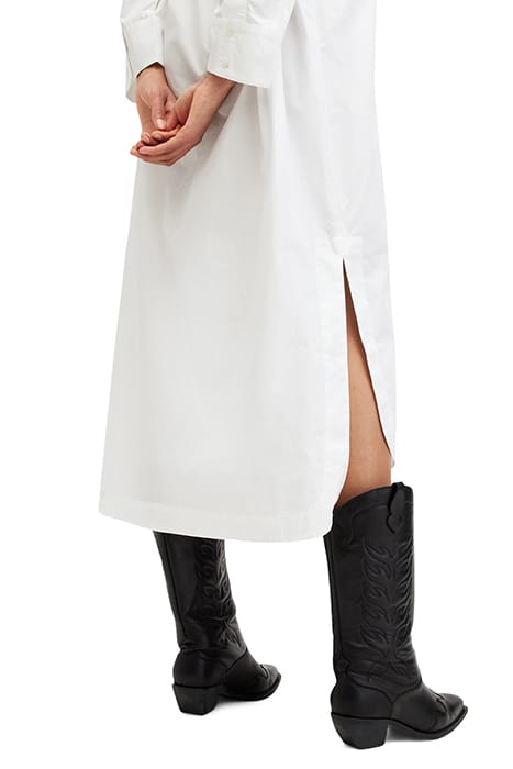 IMOGEN SHIRT DRESS CHALK WHITE 7