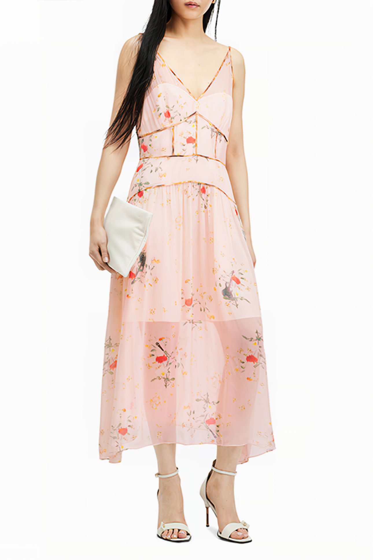 SAFFRON KORA DRESS DUSKY PINK 4