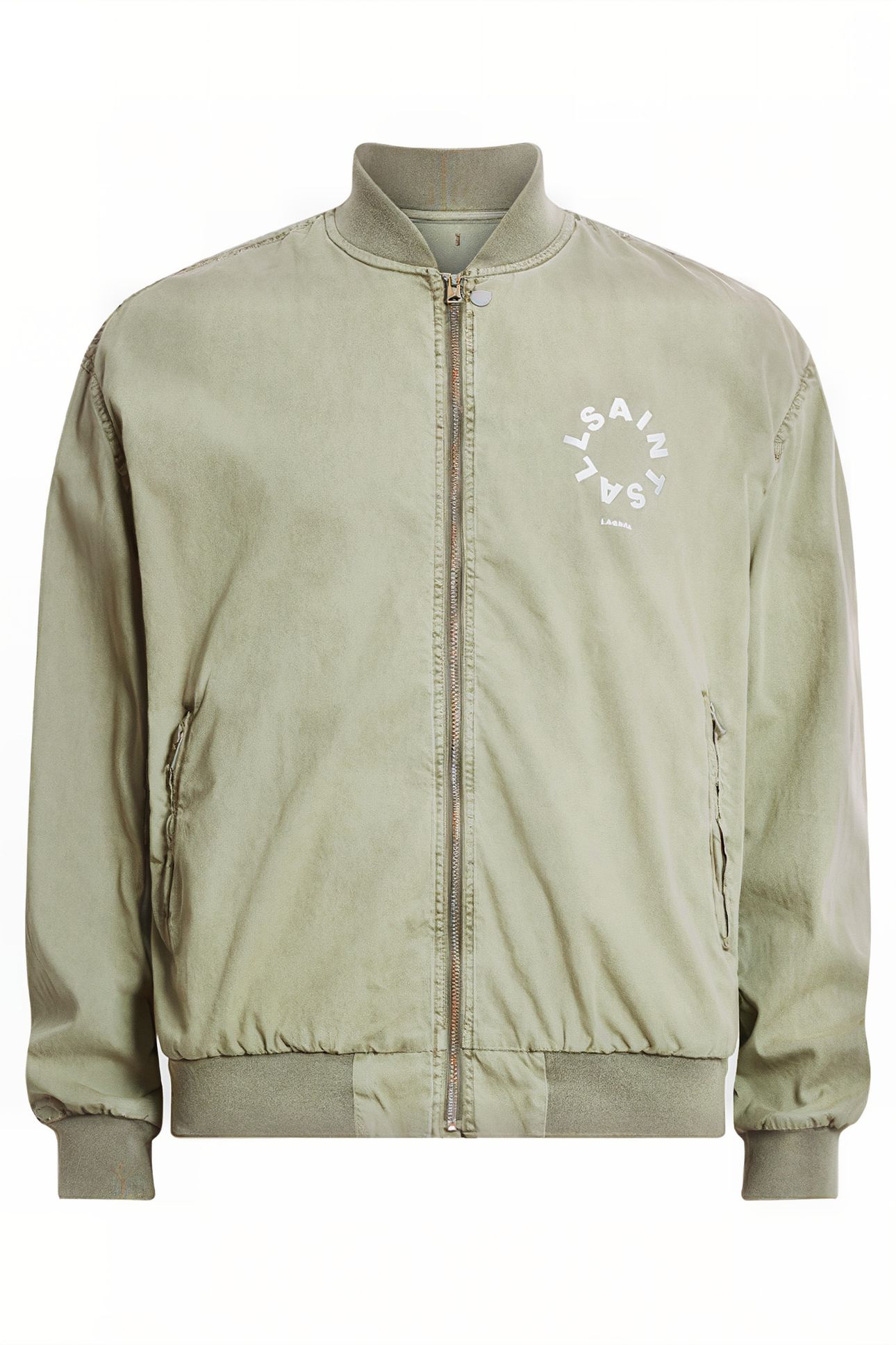 TIERRA FADED BOMBER HERB GREEN 3
