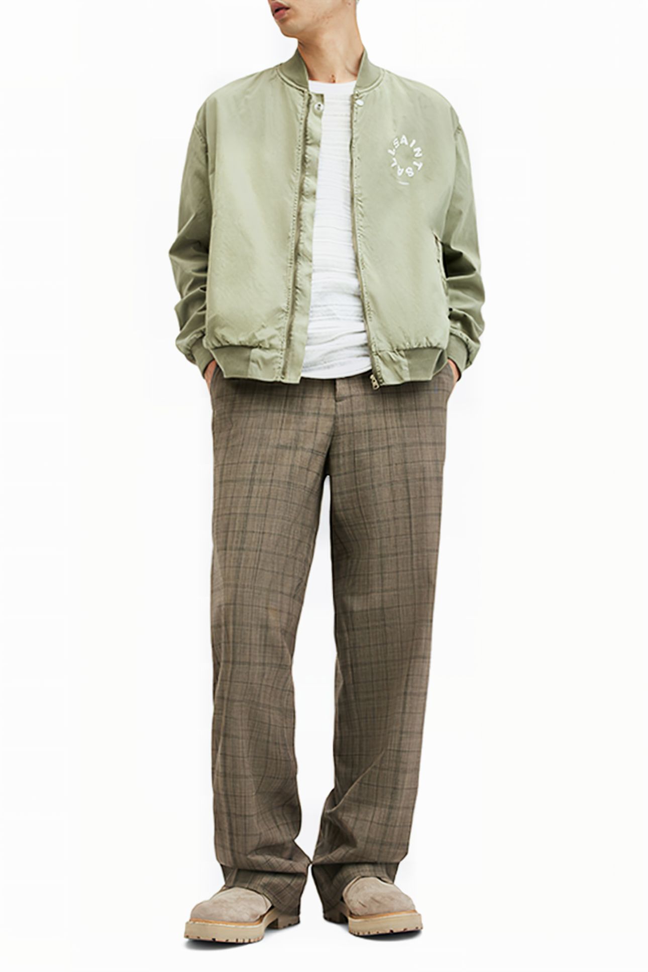 TIERRA FADED BOMBER HERB GREEN 4