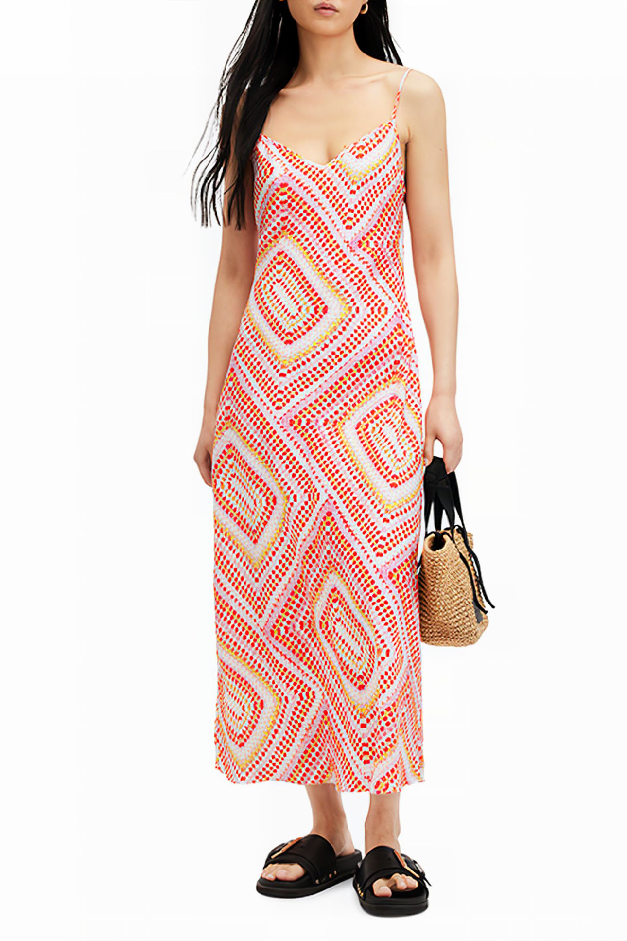 BRYONY LUISA DRESS BLOOD ORANGE 4