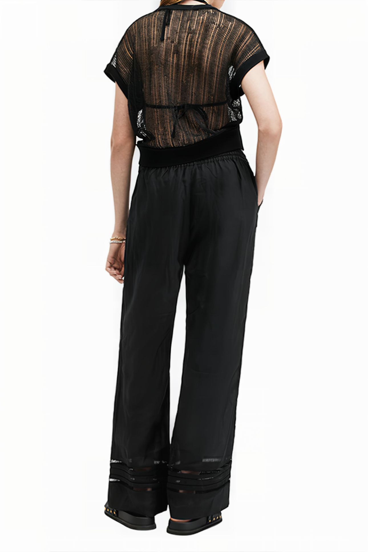 JADE LINEN TROUSER BLACK 3