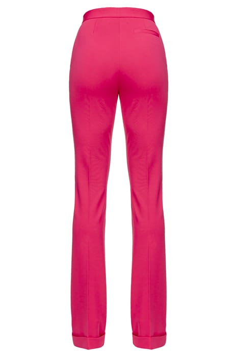 PRAGMATICO PANTALONE PUNTO STOFFA SCUBA RASPBERRY RED 5