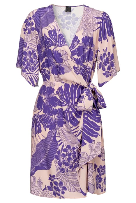 ACCOLTO ABITO MAROCAINE STAMPA TROPICAL NUDE/PURPLE 1