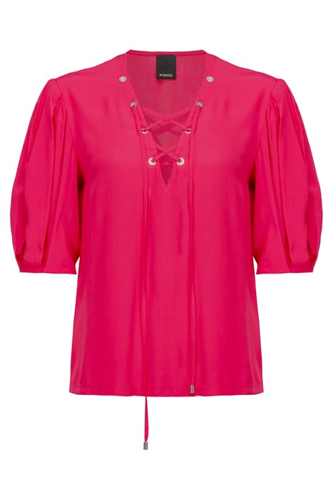 BENIGNO BLUSA CREPE DE CHINE COSY FUCHSIA 1