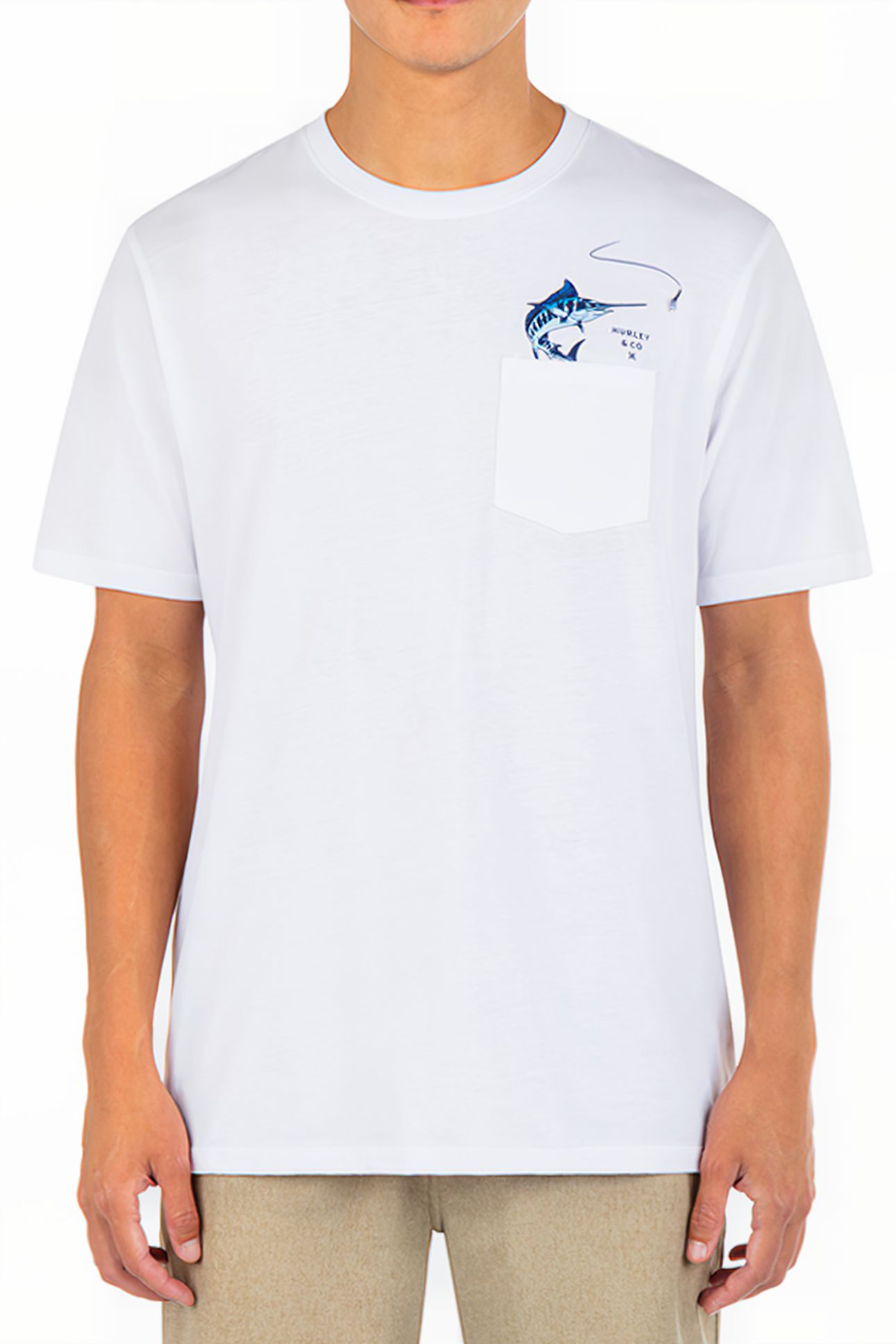 EVD TROLLING PKT SHORT SLEEVE WHITE 1