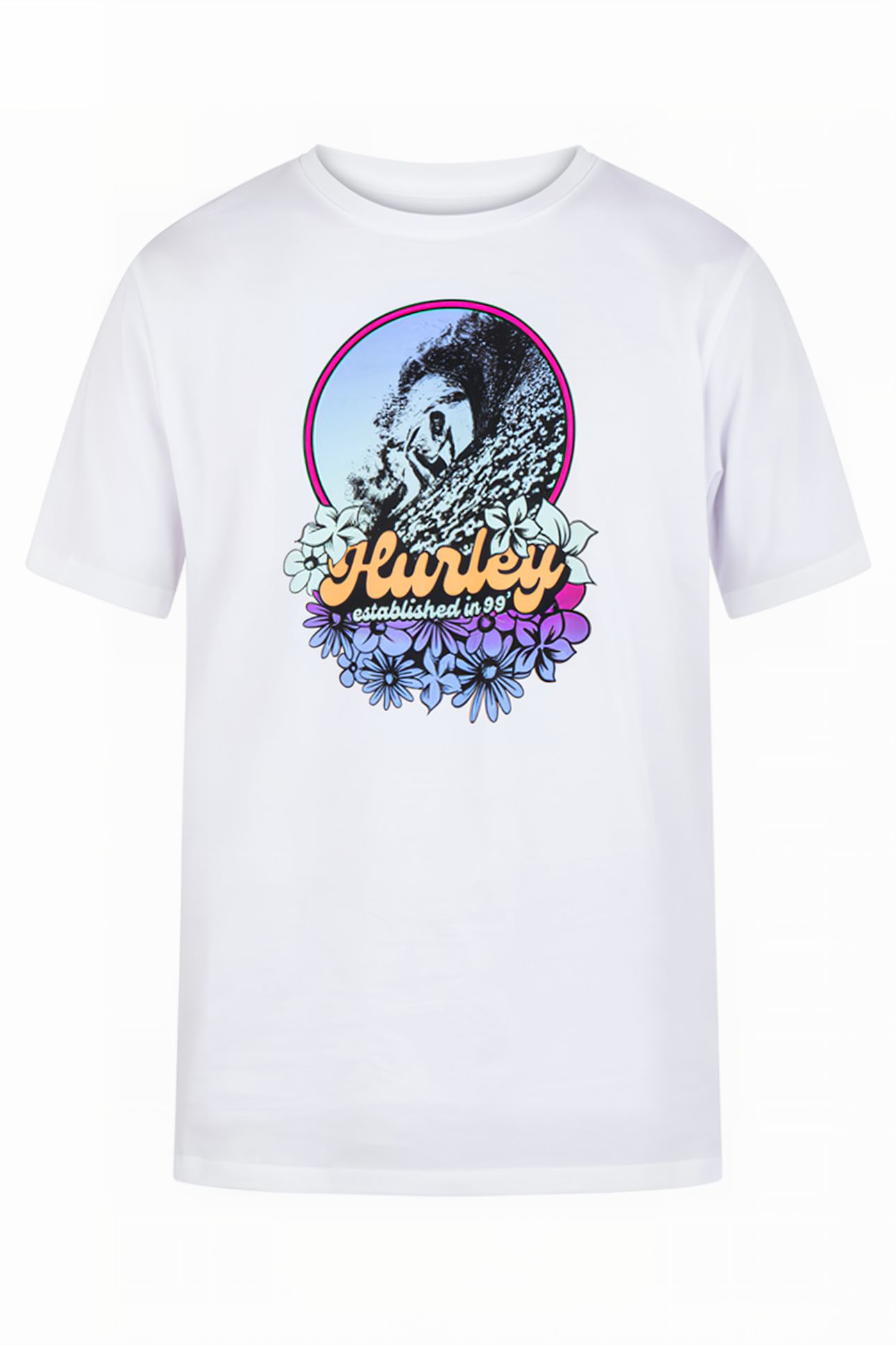 EVD POSTERED UP SHORT SLEEVE WHITE 3