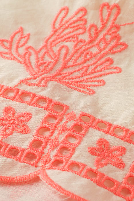 NEON EMBROIDERED SKIRT ECRU 3