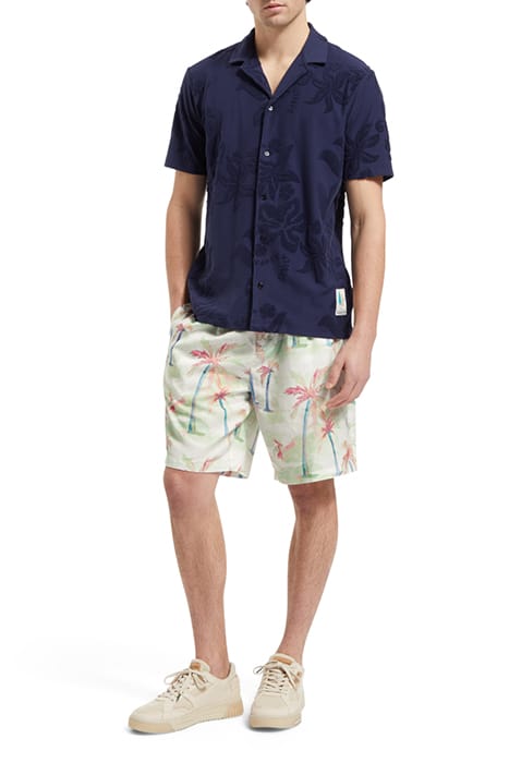 TWILT - PRINTED PLEATED BERMUD PALMTREE HAWAII AOP 3