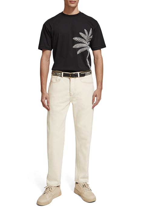THE DROP REGULAR TAPER JEANS WHITEWASH 3