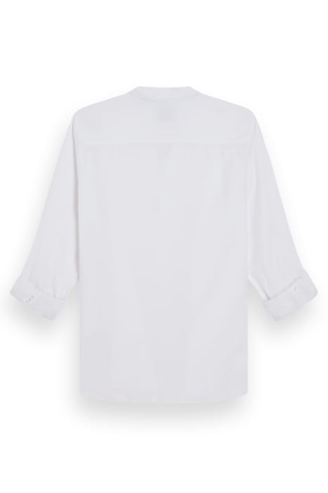 REGULAR FIT COTTON LINEN SHIRT WHITE 5