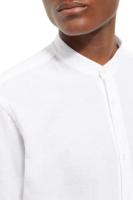 REGULAR FIT COTTON LINEN SHIRT WHITE 6