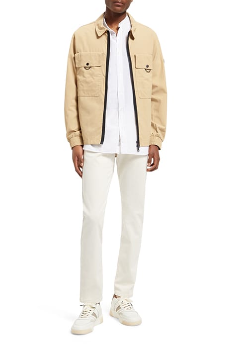 REGULAR FIT COTTON LINEN SHIRT WHITE 3