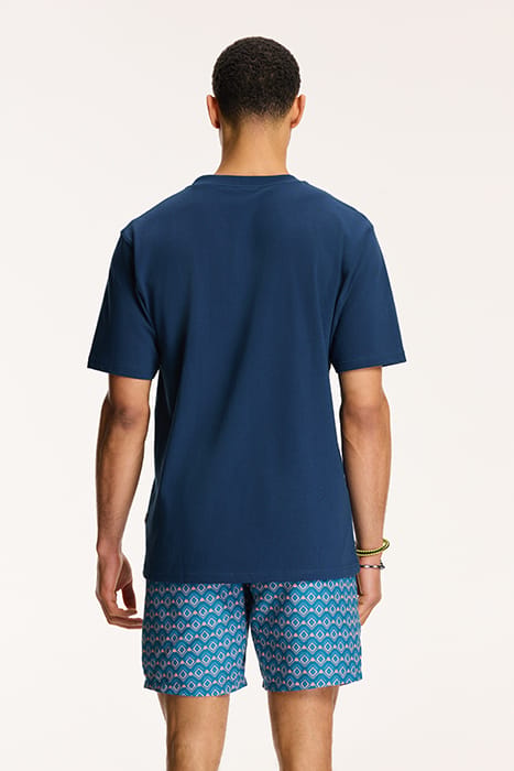 PALM T-SHIRT ROYAL BLUE 2