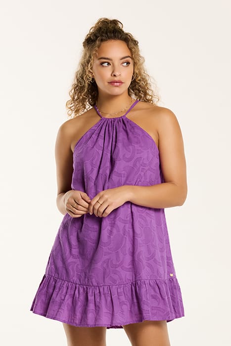 MEDELLIN DRESS PURPLE GROOVY STRUCTURE 5