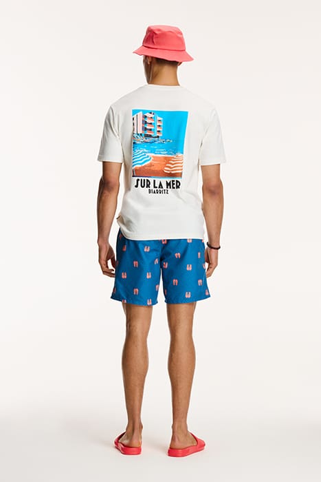 SUR LA MER T-SHIRT JET STREAM WHITE 4